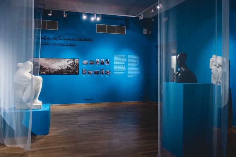 Przestrzeń wystawy Adriatycka epopeja. Ivan Meštrović w Galerii MCK, fot. Klaudyna Schubert