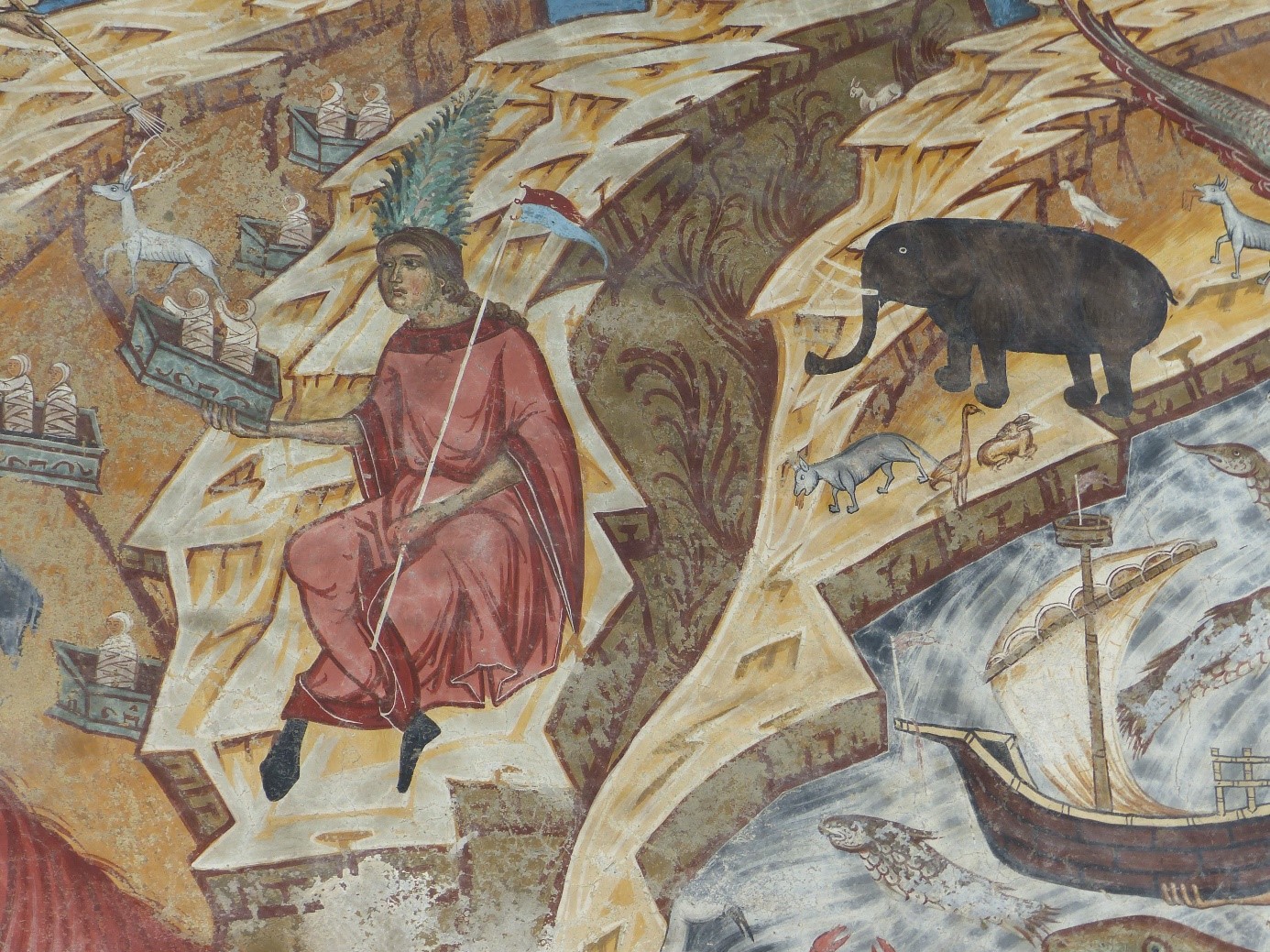 Monaster Voroneţ-– Zmartwychwstanie zmarłych (widok detalu)