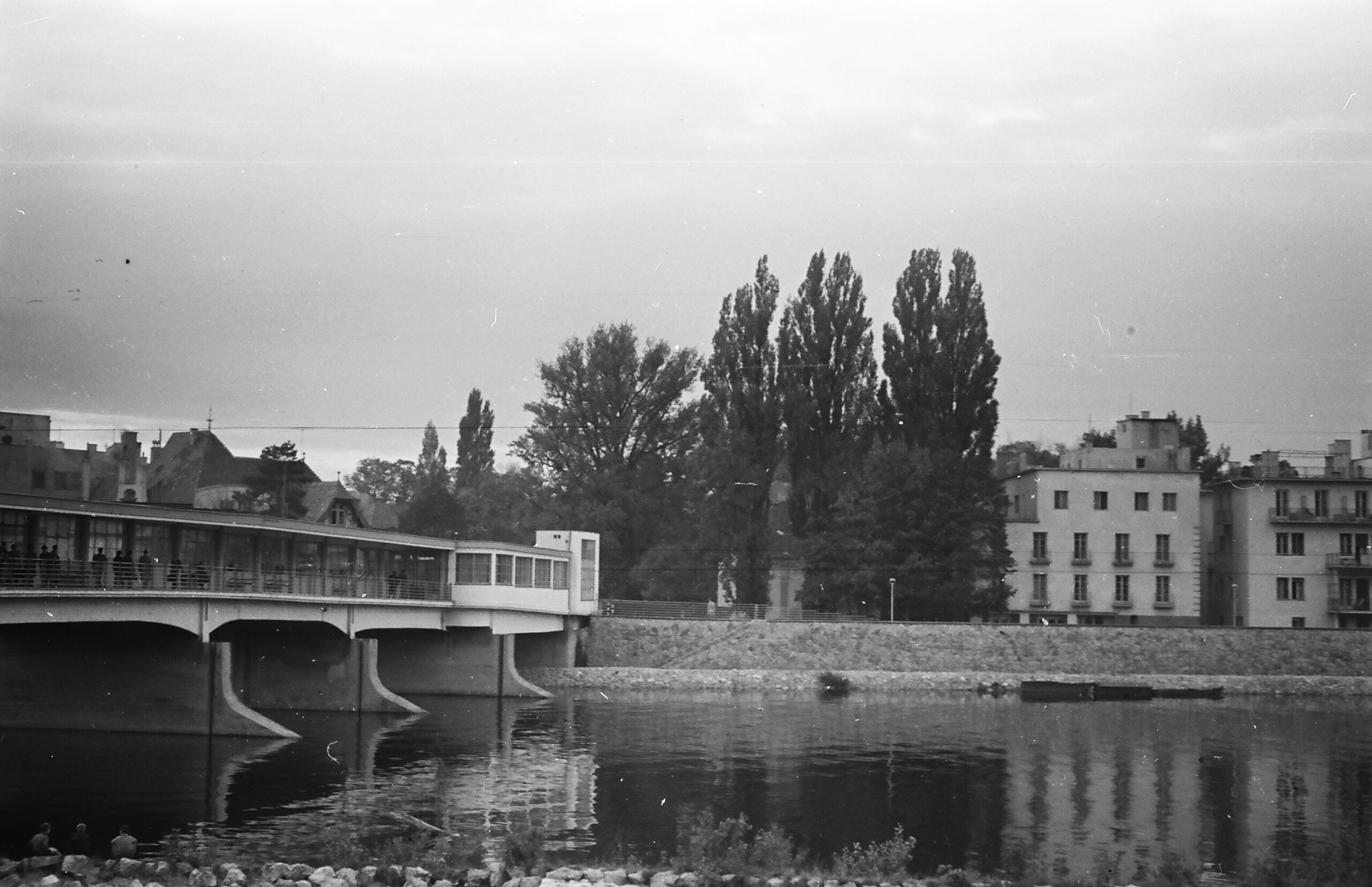 Most Kolumnowy w Pieszczanach, 1960 rok, FOTO:FORTEPAN / Umann Kornél via Wikimedia Commons