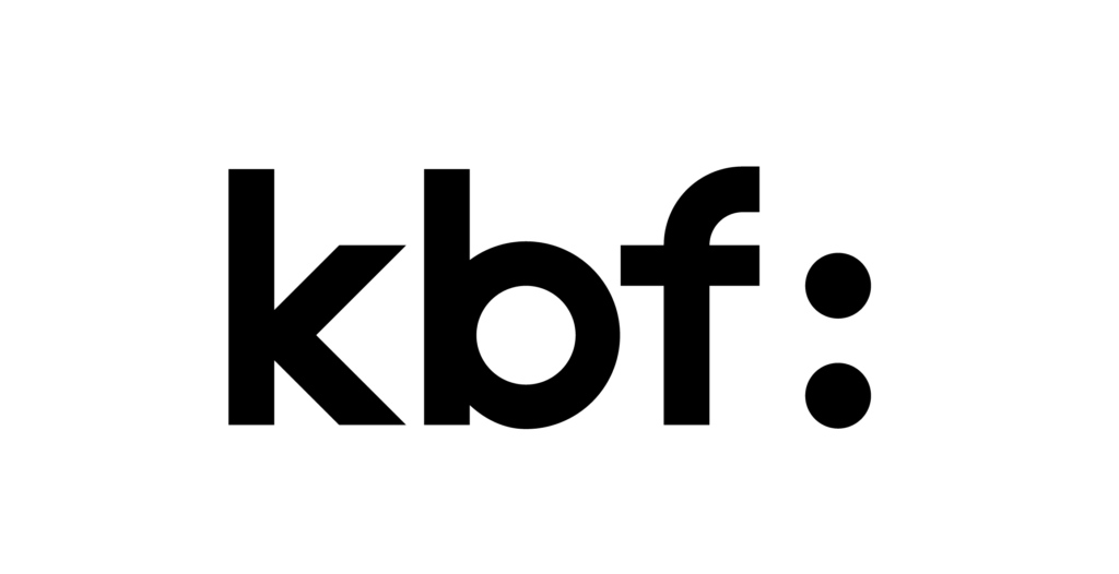 Logo: KBF.