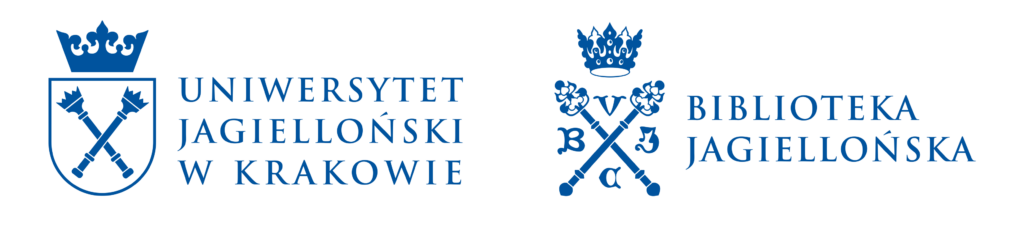 Logo: Uniwersytet Jagielloński i Biblioteka Jagiellońska.