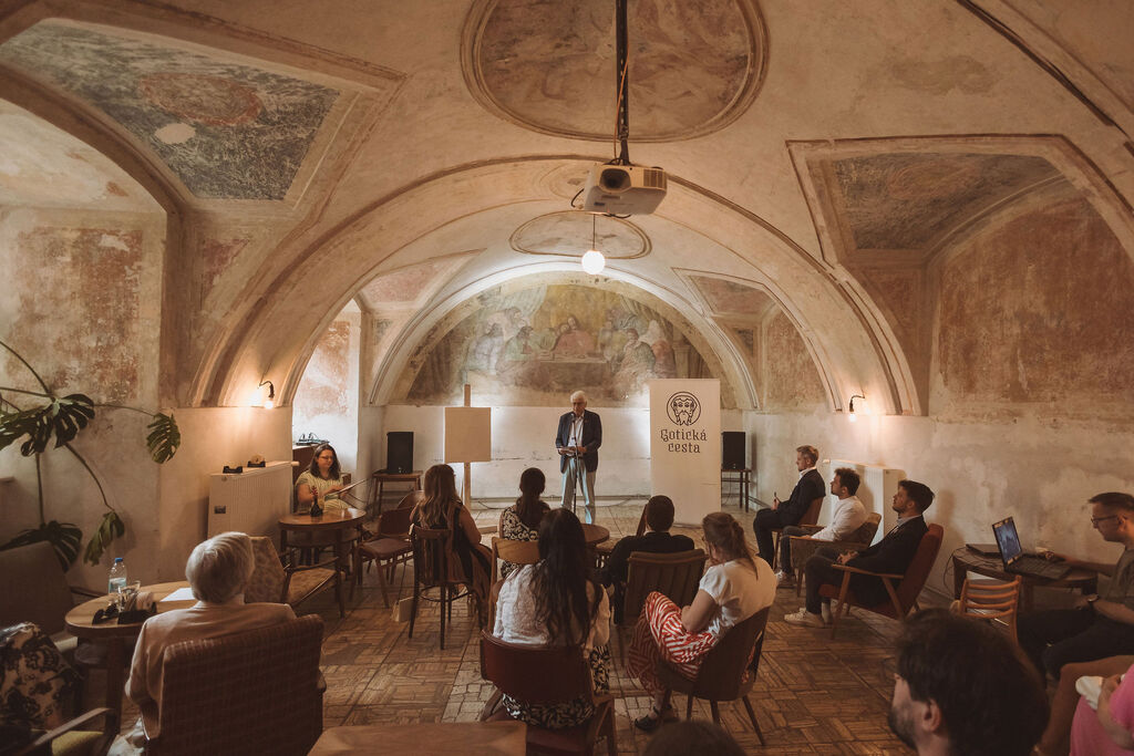 15. edycja V4 Heritage Academy - wręczenie Nagrody Dziedzictwa Europejskiego/Europa Nostra przedstawicielom inicjatywy Gotická cesta, fot. Viktória Papp (Papp photography)