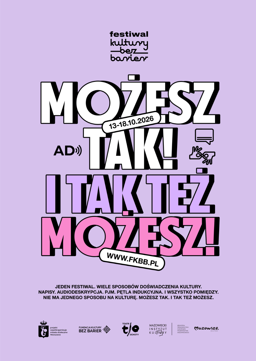 14. Festiwal Kultury bez Barier 2026